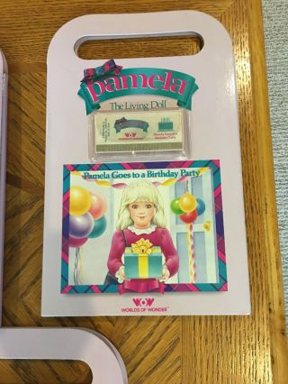 Vintage Set Of Three Pamela The Living Doll Voice Card & Sticker Books 3