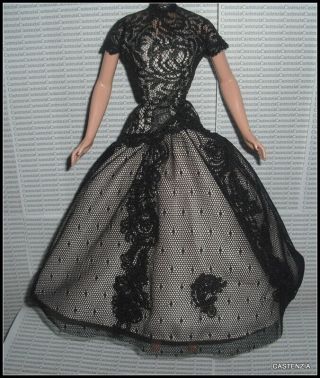 Top Barbie Legendary Lady Of Comedy Lucy Black Dress Evening Gown Accessory