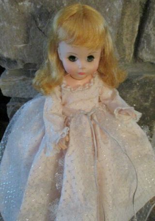 1965 Madame Alexander Cinderella Doll,  14 " Tall,  In Pink Gown