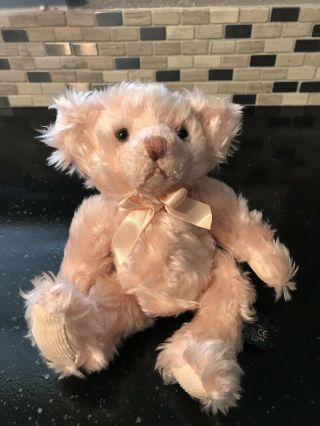 Russ Berrie Plush Pink Teddy Bear Stuffed Animal Isabella 6”