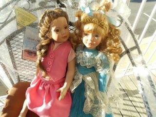 2 Gorgeous Dolls Magic Attic & Porcelain Princess