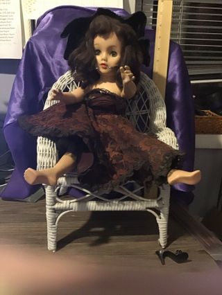 Wicker Doll Chair Fits American Girl Size Dolls And More Great For Decorations