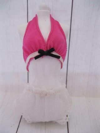 Barbie Doll Clothes - Pjs Lingerie Matching Underwear Bra Panties Outfit - Halter
