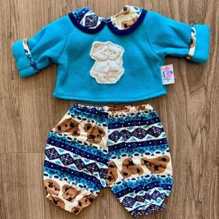 Baby Born Zapf Creation Doll Clothes - Blue Bear Shirt And Shorts 43 Cm Dolls