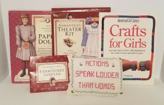 Pleasant Company American Girl Samantha Craft Book Bundle All Retired Items