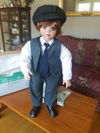Masterpiece Gallery 27 " Porcelain Doll " Jason " By Denise Mcmillan