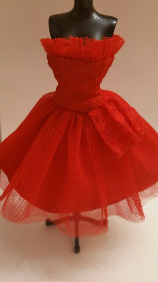Jason Wu Integrity Pretty Red Lace Dress For 11.  5 Doll,  Fits Barbie.