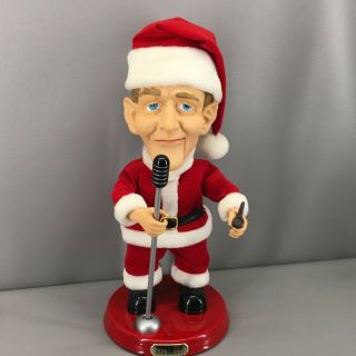 Animated Singing Bing Crosby Santa Doll By Gemmy Pop Culture