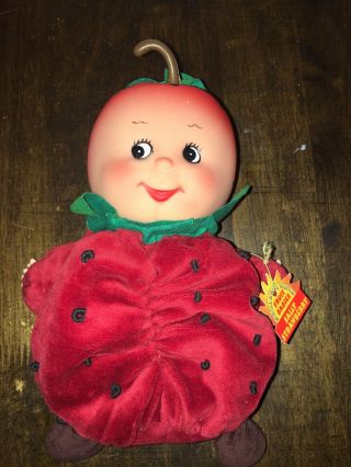 9 " Small Small World Fruit Babies Anthropomorphic Kitsch - Sally Strawberry