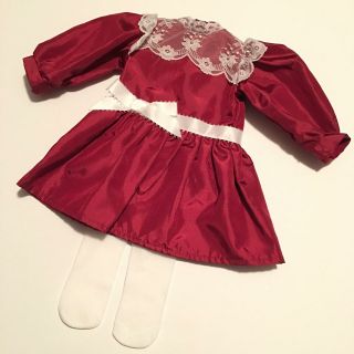 American Girl Samantha Christmas Dress Historical Pleasant Company (a29 - 10)