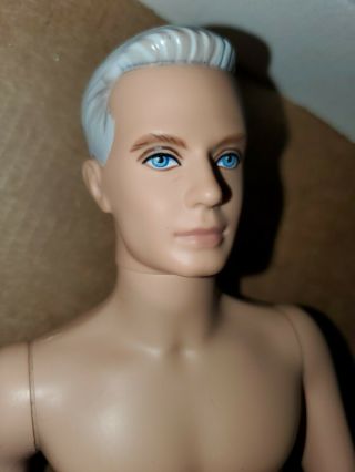 Silkstone Mad Men Roger Sterling Ken Barbie Doll Collector Nude For Ooak Or Play