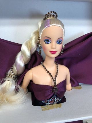 12” Mattel Barbie Bob Mackie “amethyst Aura” Limited W/ Box & 22319