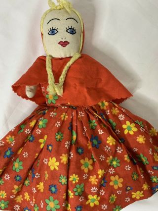 Little Red Riding Hood Topsy Turvy Reversible Doll Wolf Grandma Craft Handmade