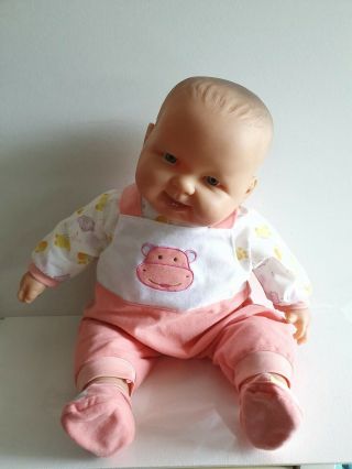 Berenguer Doll Jc Toys Baby Doll - 19 Inches Approx.  Teeth,  Blue Eyes,  Clothed