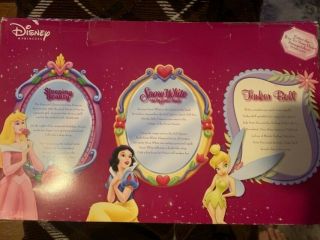 Disney Princess Brass Key Porcelain Dolls Tinker Bell Snow White Sleeping Beauty