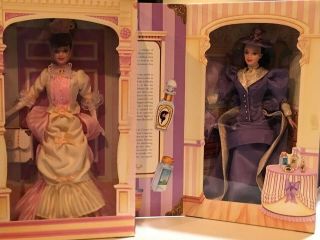 Set Of Two Mrs.  P.  F.  E.  Albee Barbie Dolls By Avon (first And Second In A Series)