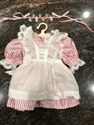 American Girl Samantha Birthday Dress & Pinafore,  Pleasant Company & Rosebuds