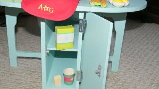 American Girl Doll Kitchen Island Food Cupcakes Baking Bakery Accessories
