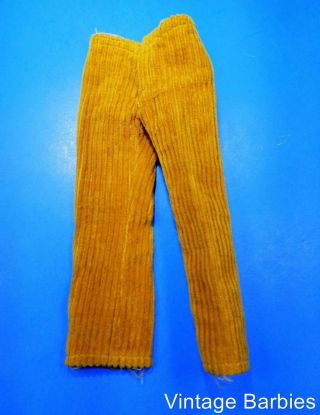 Rare Ken Doll Casual Cords 1717 Pants Near Htf Vintage 1970 