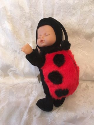 Anne Geddes Doll In Ladybug Costume