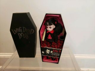 Living Dead Dolls Kitty Series 2 Cheerleader Satan Doll Horror Mezco Pre - Owned