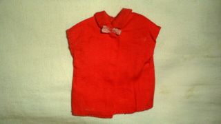 Vintage 1960s Tina Cassini Doll Outfit The Smart Sport Red Blouse Exc Cond