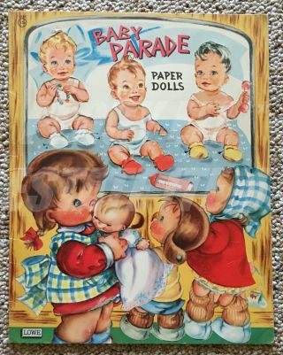1955 " Baby Parade " Paper Doll Book A James & Jonathan Inc.  Of Kenosha,  Wis 1257