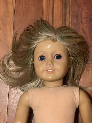 2013 American Girl Doll Tlc Blond Hair Blue Eyes