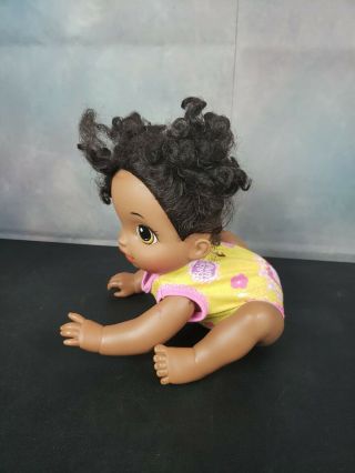 Hasbro BABY ALIVE GO BYE - BYE Black African American 2016 Doll Talks Crawls 3