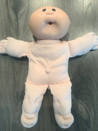 Vintage 1976 Cabbage Patch Kid - Bald Baby With Brown Eyes Dimple