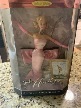 Marilyn Monroe Gentlemen Prefer Blondes 1997 Barbie Doll