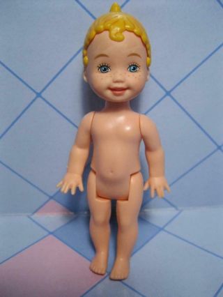 1990s Baby Toddler Boy Tommy Barbie Kelly Doll Freckles,  Nude For Ooak - So Unique
