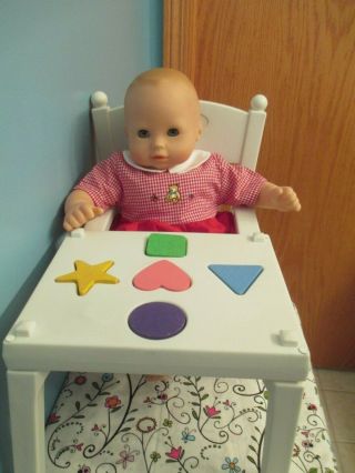 Bitty Baby High Chair,  Play Table For Bitty Baby Dolls By American Girl