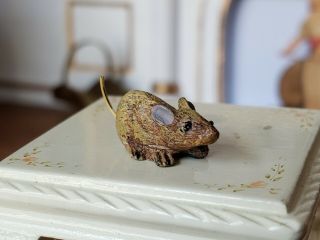 Dollhouse Miniature Artisan Little Mouse 1:12 2
