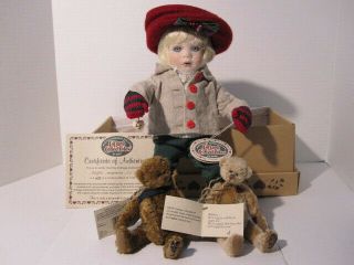 Ganz Cottage Collectibles Doll (dyanne) By Linda Stella Porcelain Doll 2000