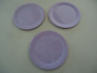 American Girl Doll Chrissa Birthday Party Treats Set Plates Only