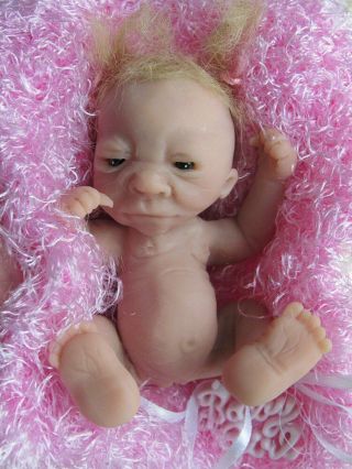 Ooak Polymer Clay Baby Girl
