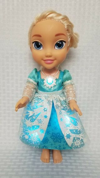 Disney Frozen Snow Glow Light Up Elsa Doll Sings In English Or Spanish