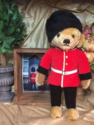 18” Merrythought For Harrods Plush Teddy Bear Beef Eater Royal British Guard