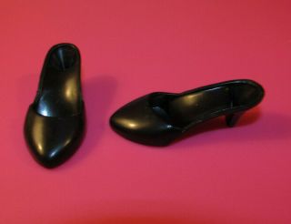 Princess Diana Franklin Black Plastic Doll Shoes ONLY Fits: Marilyn/Lucy 2