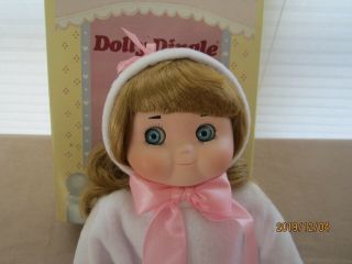 Musical Porcelain Dolly Dingle " Little Bunny Snooks W / Box - Peter Cottontail