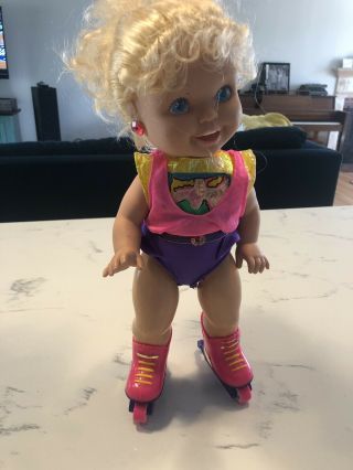 1991 Tyco California Girl Rollerblading Doll -