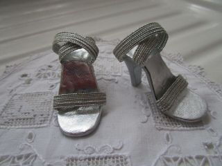 Madame Alexander Cissy Silver High Heel Shoes