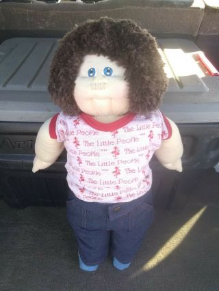1984 Cabbage Patch Large Soft Sculpture With Signature, .