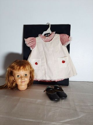 The First Patty Play Pal Doll Head,  Clothes And Shoes Patti Play - Pal