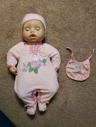 Baby Annabell 18 " Baby Doll Interactive - Cries - Drinks