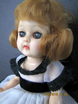 Vintage Cosmopolitan 1955 Ginger Doll Pal of Vogue Ginny w.  Dress 3