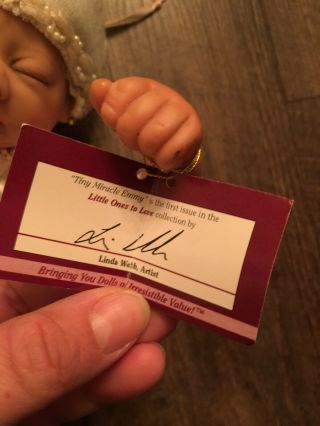 Ashton Drake 10” Baby Girl Doll Tiny Miracles 3