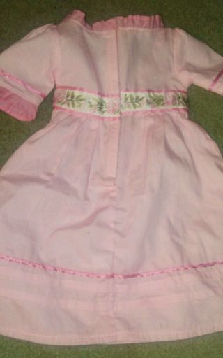 AMERICAN GIRL Doll Caroline Meet Dress and Pink Shoes Vintage 2