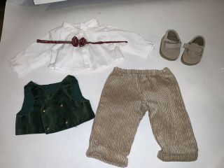 American Girl Doll Bitty Baby Holiday Twin Outfit Clothes Christmas Boy